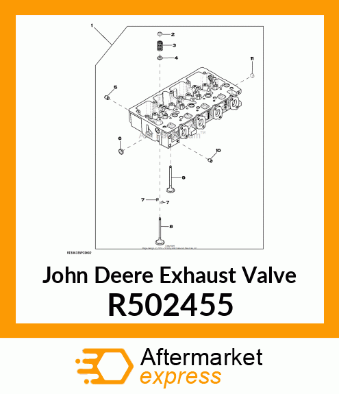 VALVE, EXHAUST R502455