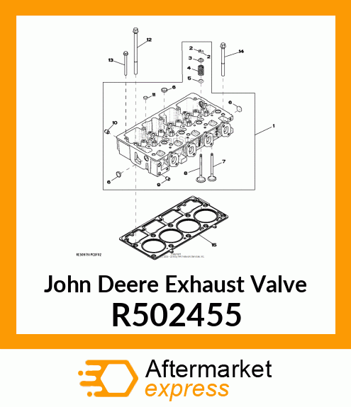 VALVE, EXHAUST R502455