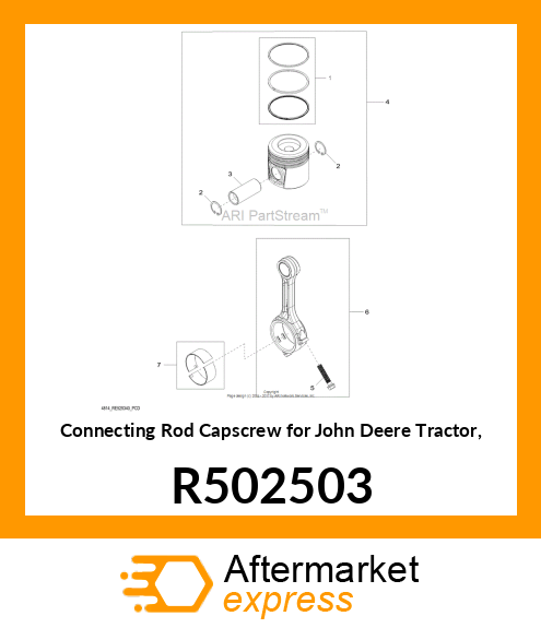 CASPCREW, CONNECTING ROD R502503