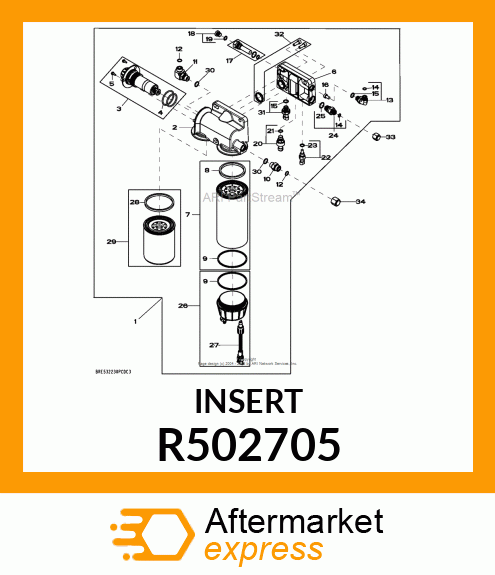 INSERT, FILTER SCREEN R502705