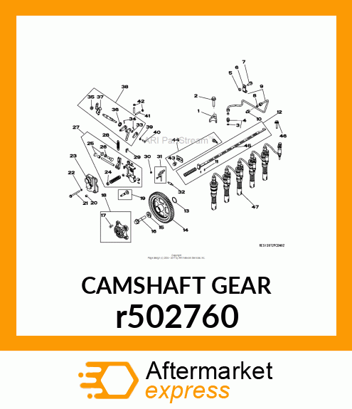 CAMSHAFT GEAR r502760