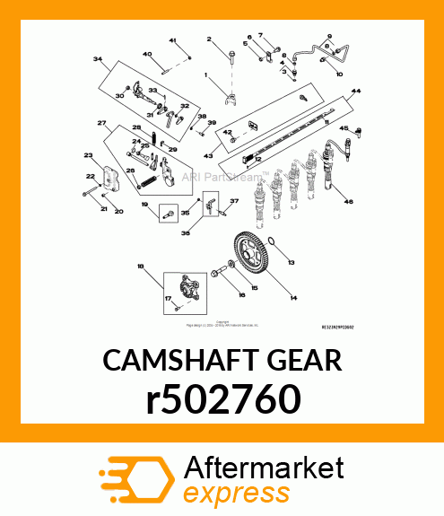 CAMSHAFT GEAR r502760