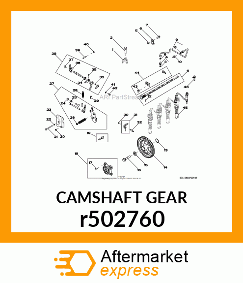 CAMSHAFT GEAR r502760