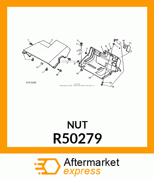 NUT,SPRING R50279