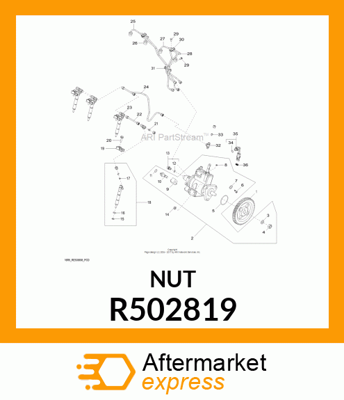 NUT,STANADYNE R502819