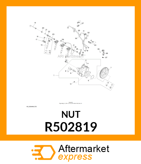 NUT,STANADYNE R502819