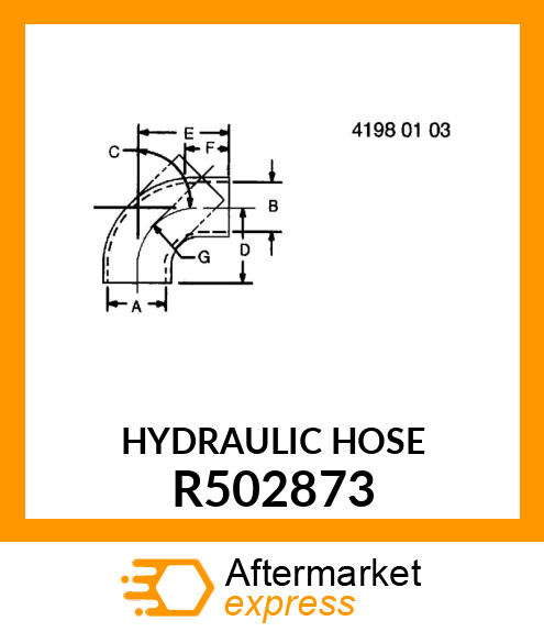 HYDRAULIC HOSE R502873