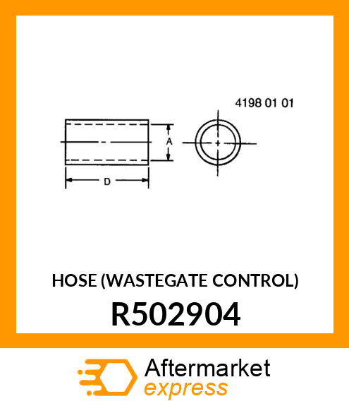 HOSE (WASTEGATE CONTROL) R502904