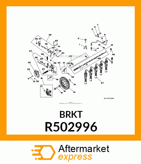 CLAMP, UNIT PUMP R502996