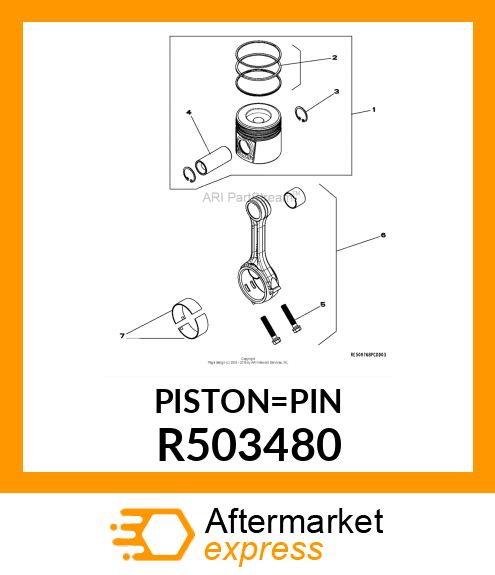 PISTON PIN R503480