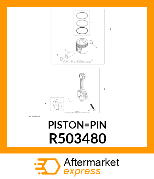 PISTON PIN R503480