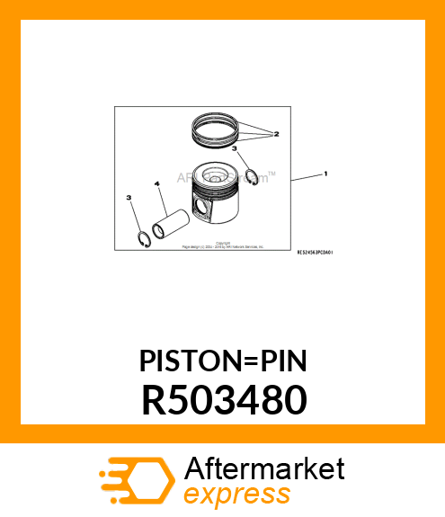 PISTON PIN R503480