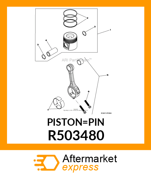 PISTON PIN R503480