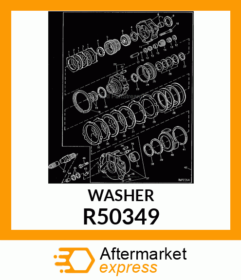 WASHER,THRUST R50349