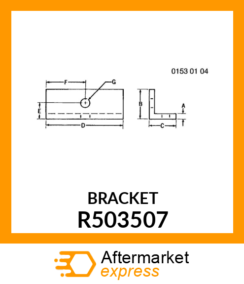 BRACKET R503507