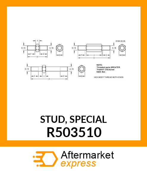 STUD, SPECIAL R503510