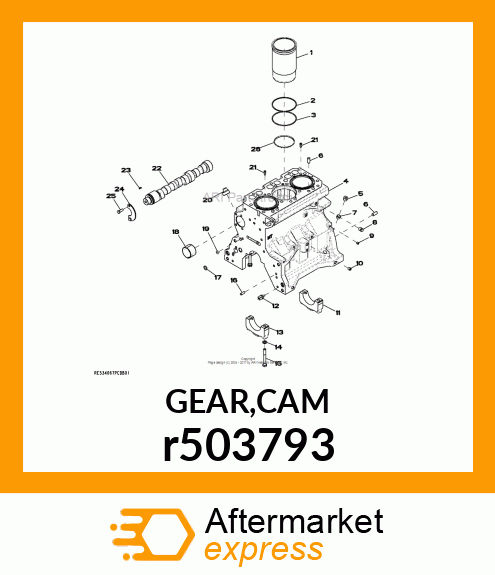 GEAR,CAM r503793