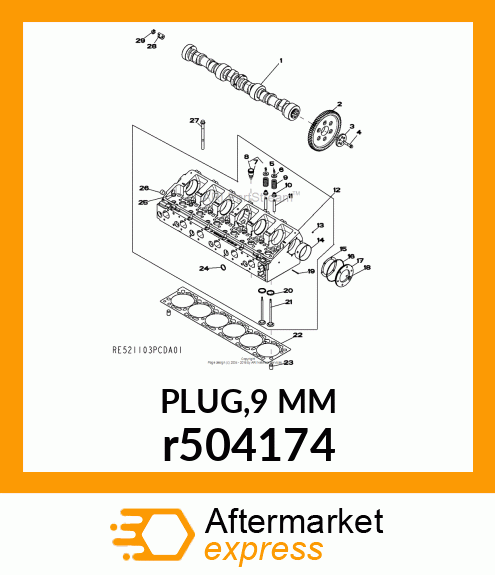 PLUG,9 MM r504174