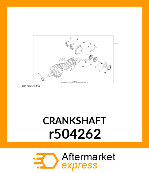 CRANKSHAFT r504262