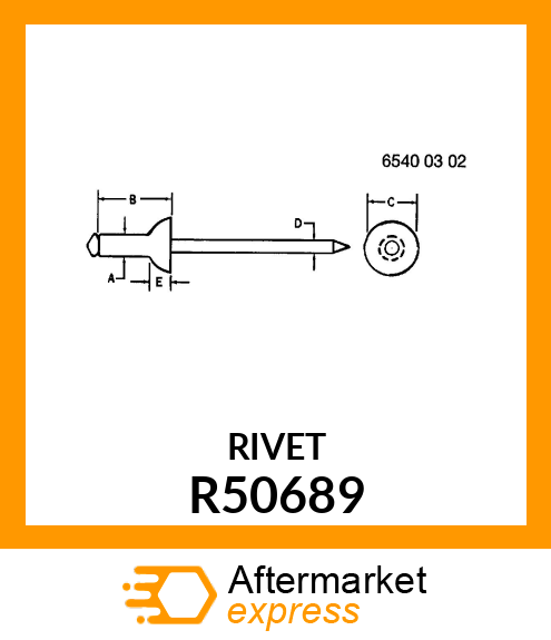 RIVET,BLIND R50689