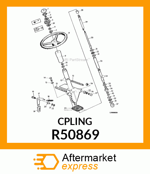 COUPLING,STEERING SHAFT R50869