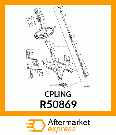 COUPLING,STEERING SHAFT R50869