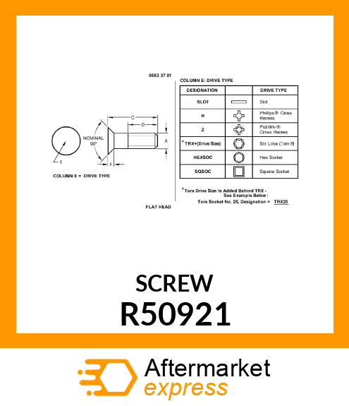 SCREW R50921