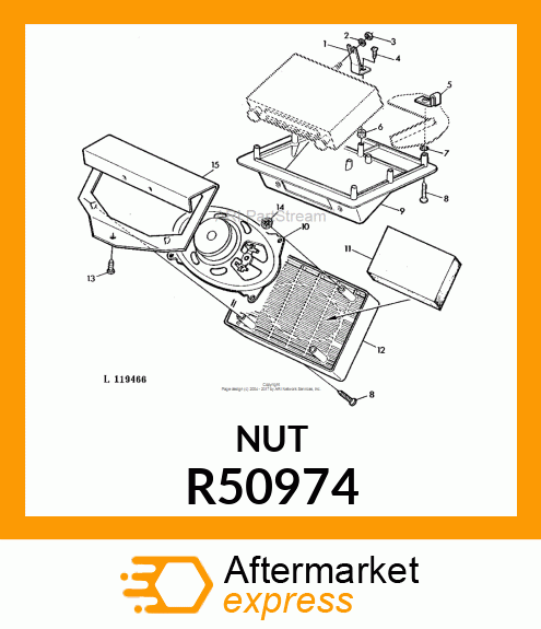 NUT,SPEED,SPECIAL J TYPE R50974