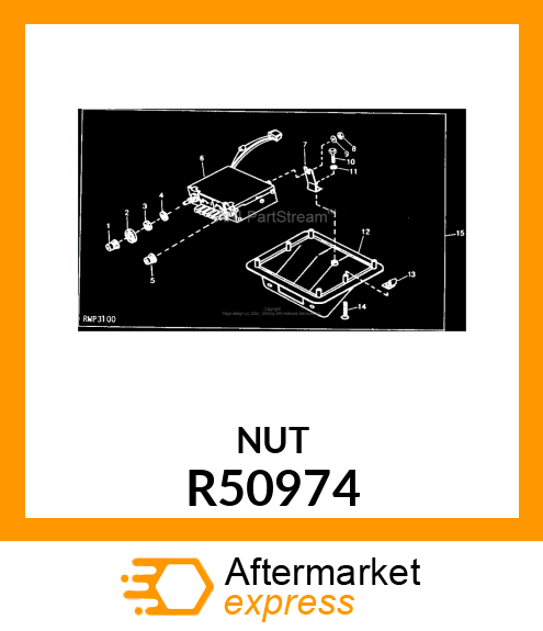 NUT,SPEED,SPECIAL J TYPE R50974