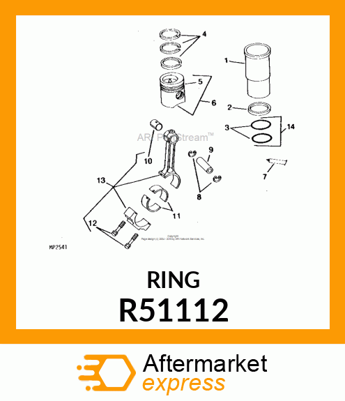 RING, RETAINING R51112