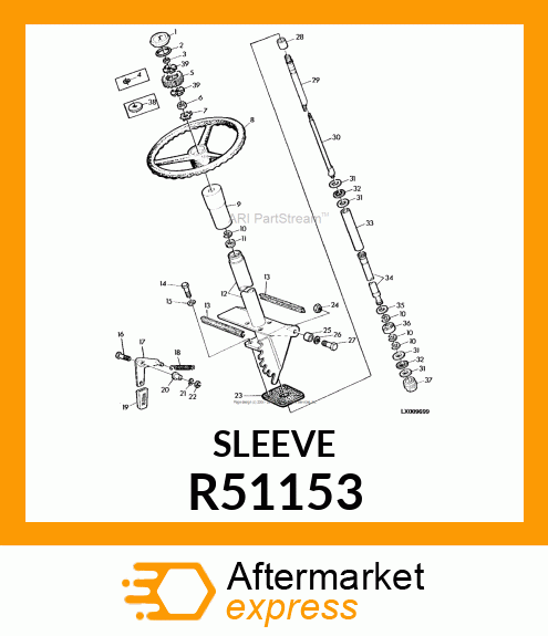 SLEEVE,STEERING COLUMN R51153