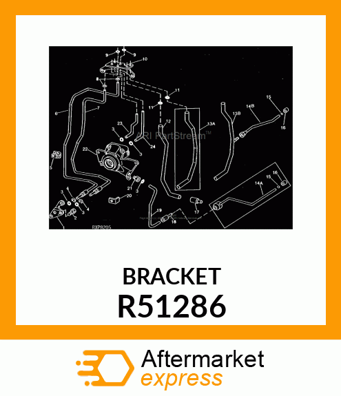 RETAINER,CLUTCH OIL TUBES R51286