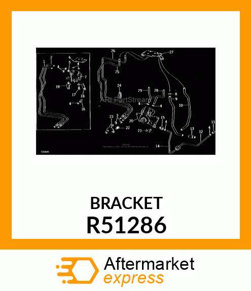 RETAINER,CLUTCH OIL TUBES R51286