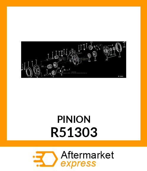 PINION,1ST amp; 2ND PLANET ASSY R51303