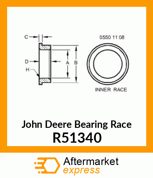 RACE,THRUST BEARING R51340