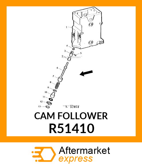 CAM FOLLOWER R51410