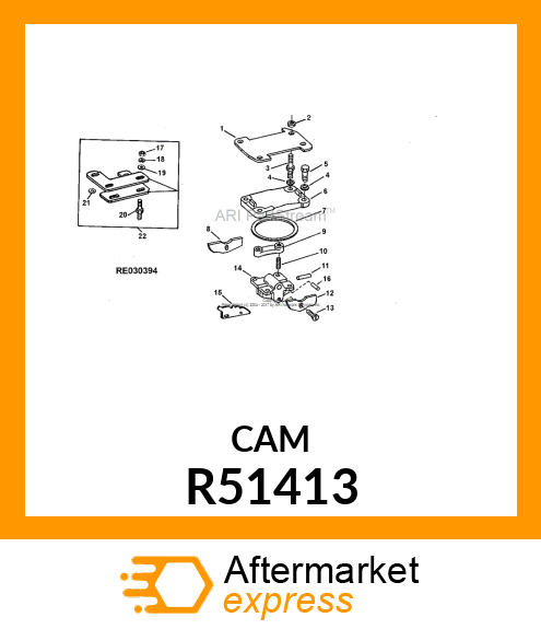 CAM,SCV DETENT R51413