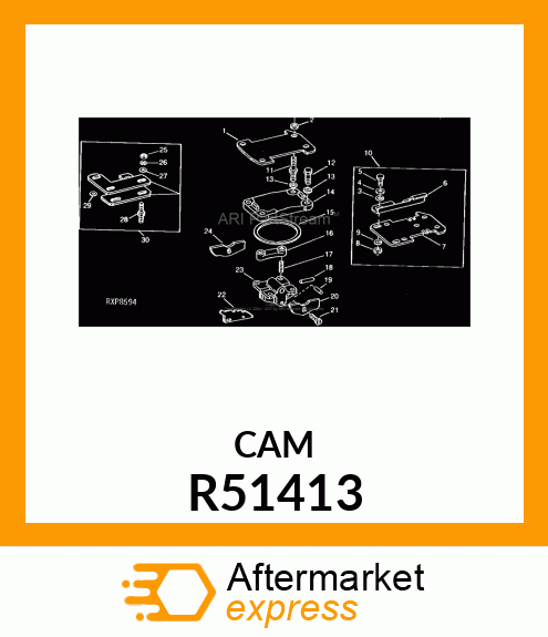 CAM,SCV DETENT R51413