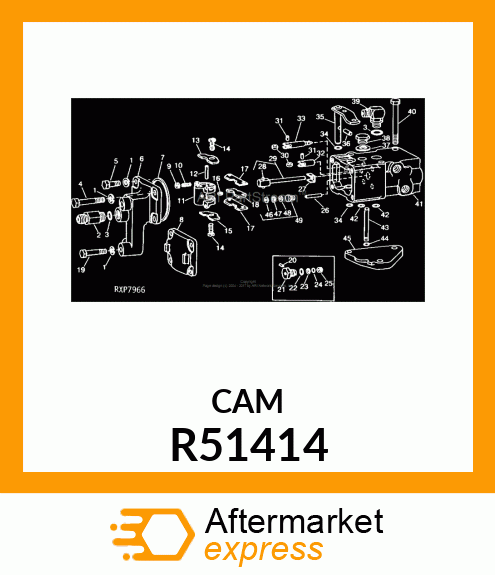 CAM,VALVE OPERATING,REGULAR R51414