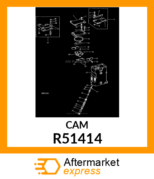 CAM,VALVE OPERATING,REGULAR R51414