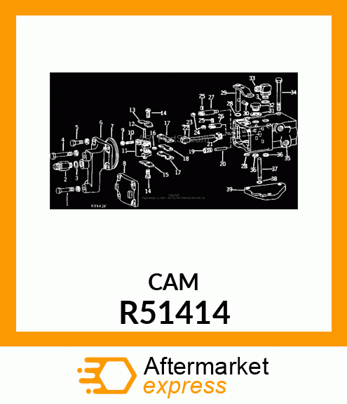 CAM,VALVE OPERATING,REGULAR R51414