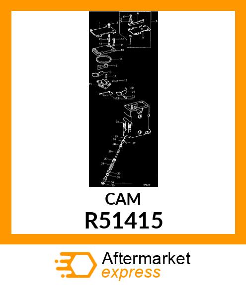 CAM VALVE OPERATING FLOAT R51415