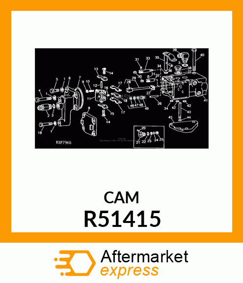 CAM VALVE OPERATING FLOAT R51415