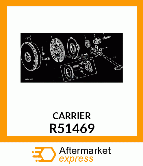 CARRIER,CLUTCH RELEASE BEARING R51469