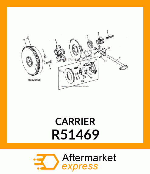 CARRIER,CLUTCH RELEASE BEARING R51469