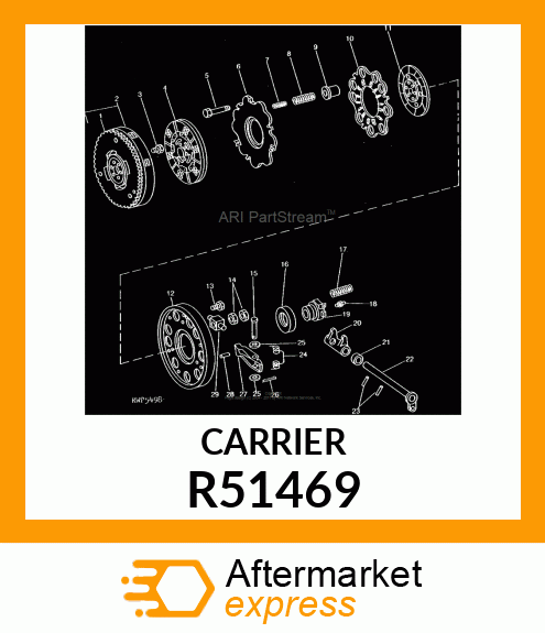 CARRIER,CLUTCH RELEASE BEARING R51469