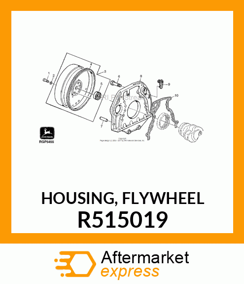 HOUSING, FLYWHEEL R515019