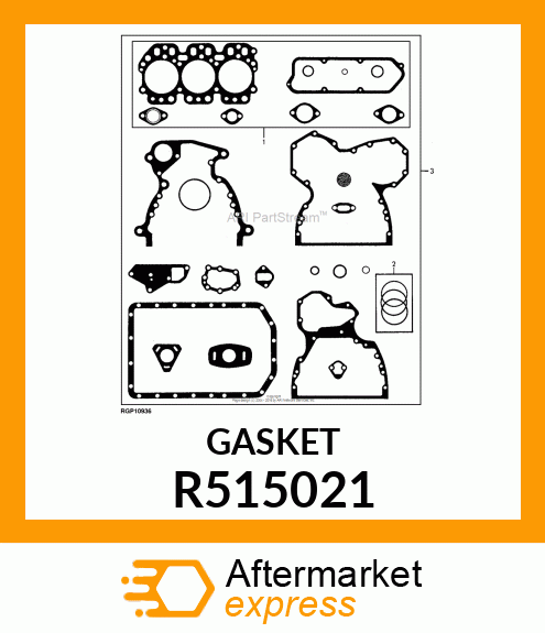 GASKET, FLYWHEEL HOUSING R515021