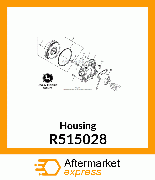 HOUSING, FLYWHEEL R515028