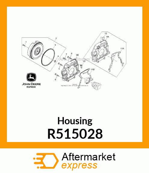 HOUSING, FLYWHEEL R515028